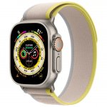 Apple Watch Ultra Titanium W / Titanium/Yellow/Beige Trail Loop B