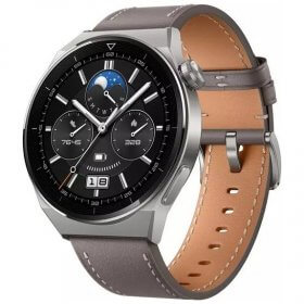 Huawei Watch GT 3 Pro Titanium 46mm Gray W / Ivory/Brown B