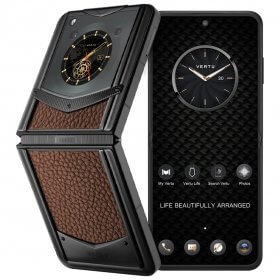 Vertu Ironflip Caramel Brown Calf