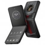 Vertu Ironflip Carbon Texture Auspicious Phoenix Black