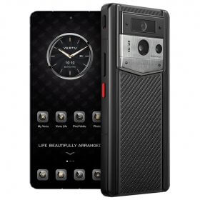 Vertu Metavertu 2 Carbon Texture Fiber Black (Silver)