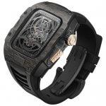 Vertu Watch H1 Black With Gold and Black Rubber